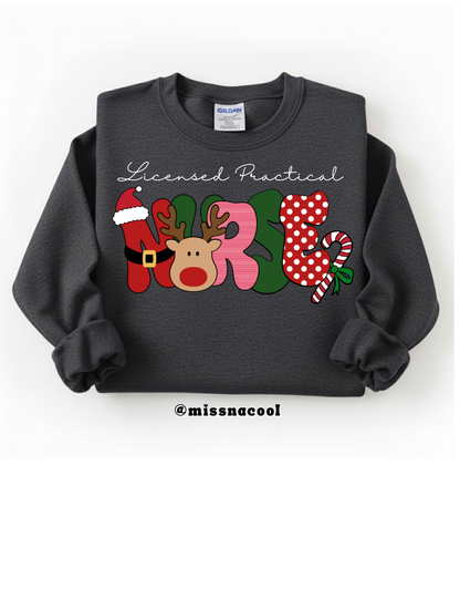 Christmas "Nurse" Sweatshirt