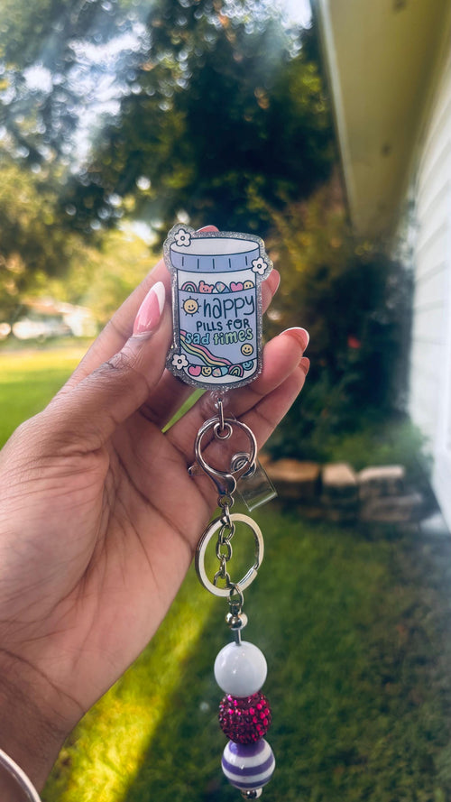 Happy Pills For Sad Times Badge Reel
