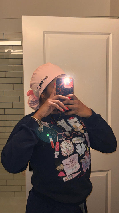 She NaCool Ponytail Scrub Cap