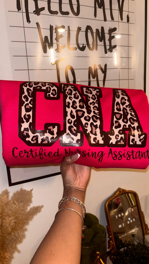 Healthcare Cheetah Print Sweatshirt